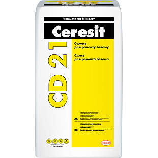 Ceresit CD 21. Смесь для ремонта бетона